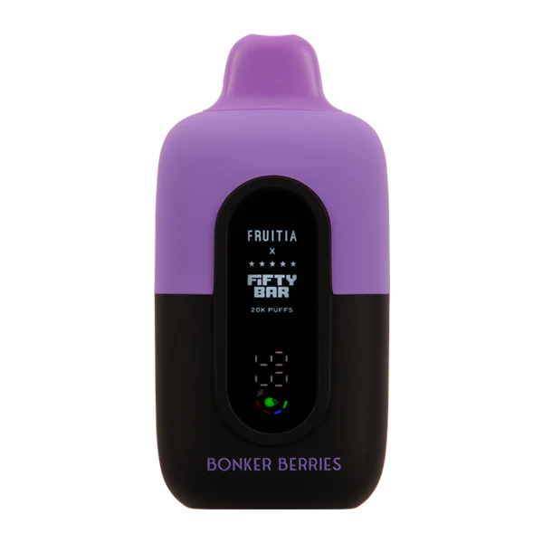 Bonker Berries Fruitia x Fifty Bar 20K - Black Coral